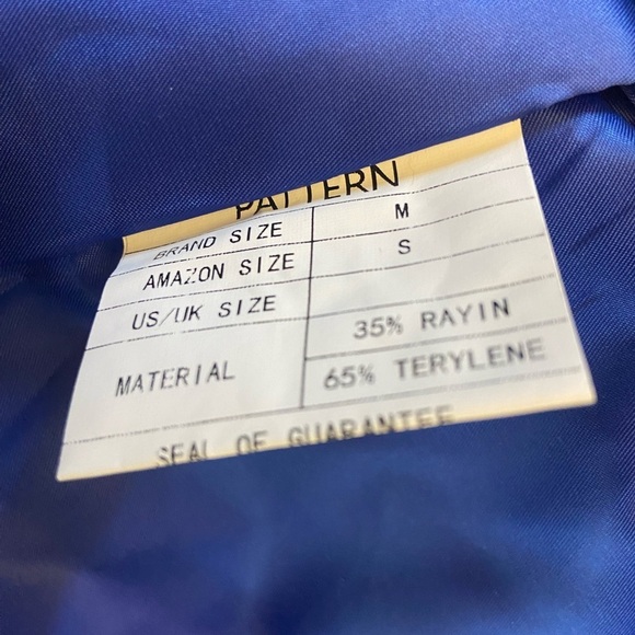 Men’s Blue Suede Button-down Vest - Picture 13 of 14